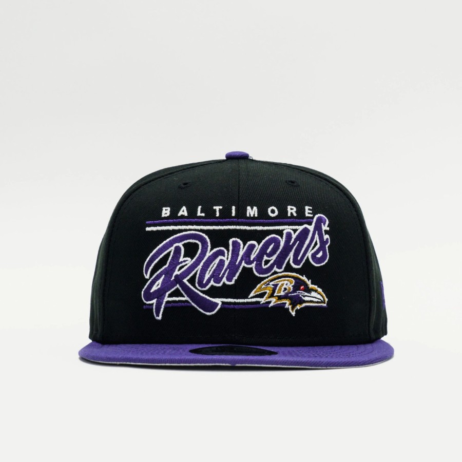 Snapback | * New Era Nfl Baltimore Ravens Script 9Fifty Snapback Black/Purple