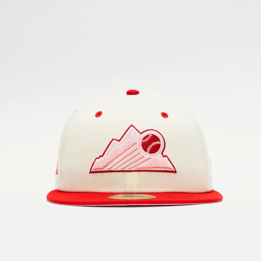 Fitted | * New Era Ycmc Exclusive Mlb Colorado Rockies 59Fifty Fitted Cream/Red