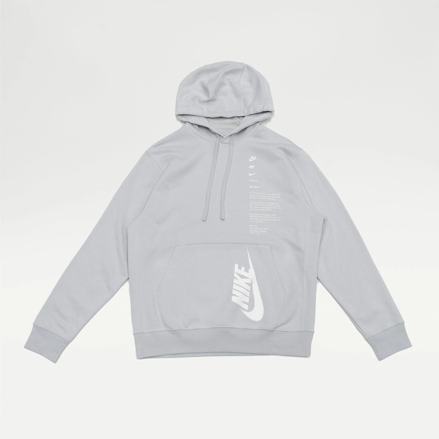 Hoodies | * Nike Club Fleece Shoebox Hoodie Grey Fog