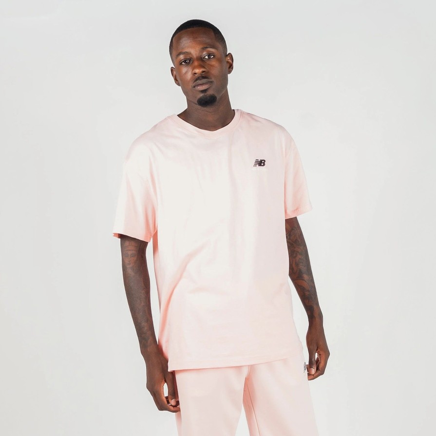 Tees | * New Balance Uni-Ssentials Cotton Tee Pink Haze