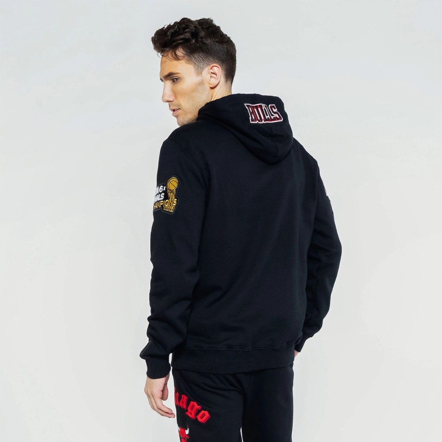 Hoodies | * Pro Standard Nba Chicago Bulls Luxury Athletic Collection Hoodie Black