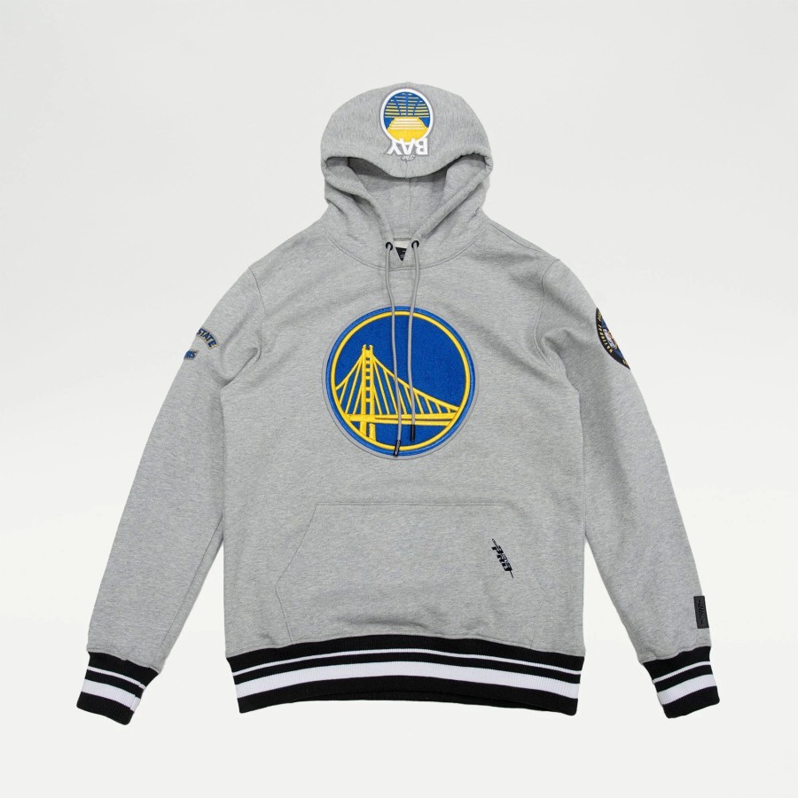 Hoodies | * Pro Standard Nba Golden Warriors Pullover Hoodie Heather Grey