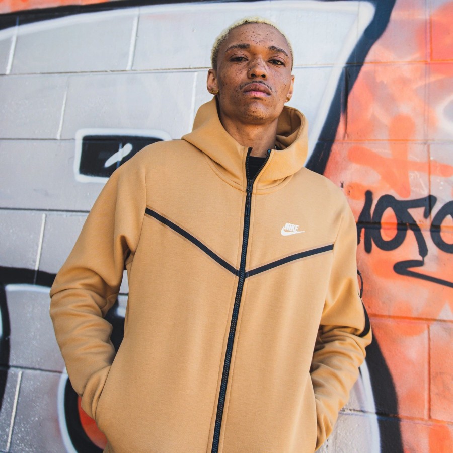 Hoodies | * Nike Tech Fleece Full-Zip Hoodie Elemental Gold/Sail
