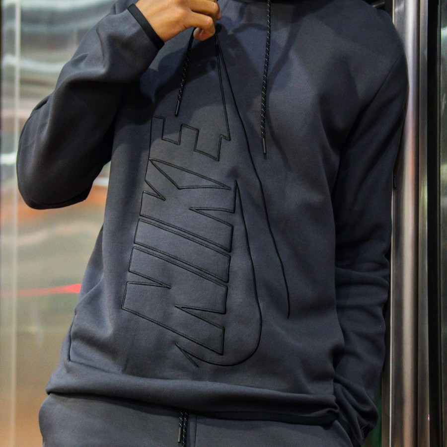 Hoodies | * Nike Tech Fleece Graphic Pullover Hoodie Dark Grey