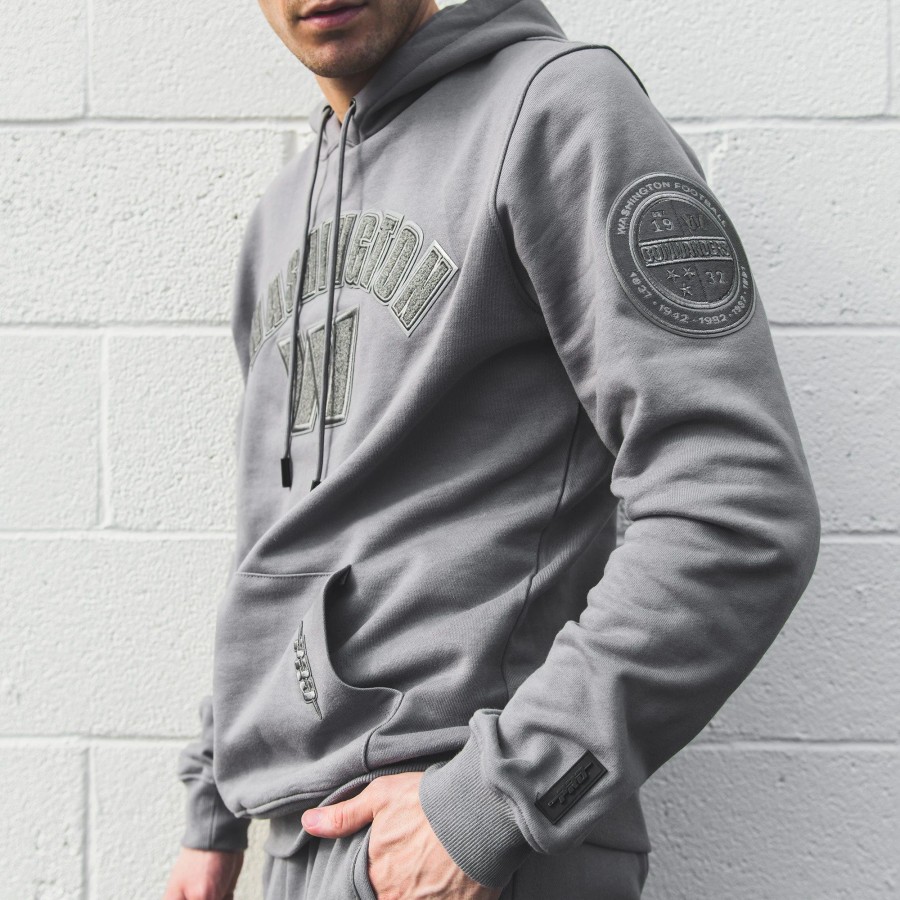 Hoodies | * Pro Standard Nfl Washington Commanders Triple Hoodie Grey